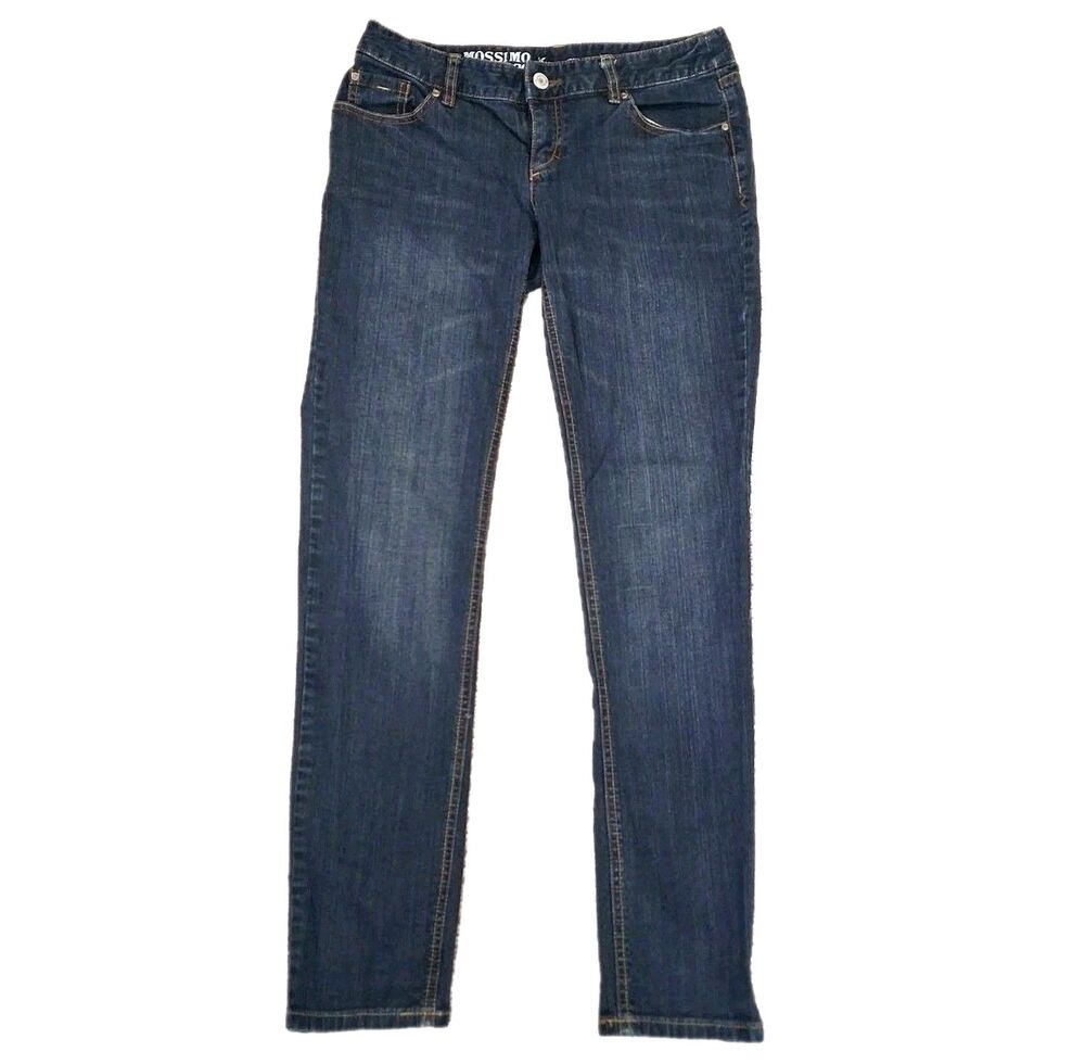 Mossimo Supply Co Jeans Women 9R Skinny Dark Wash Denim Stretch Blue Pants 31/30